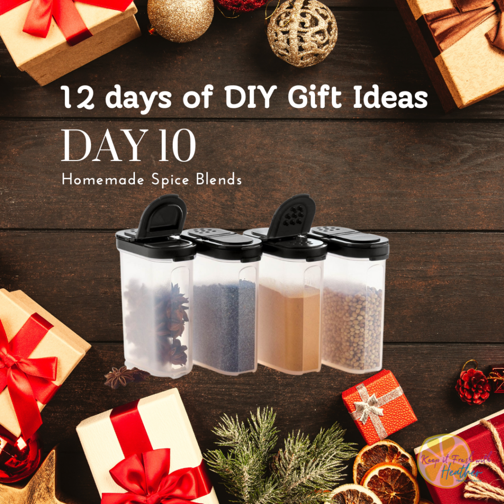 12 days if DIY gift ideas Day 10 Homemade Spice Blends