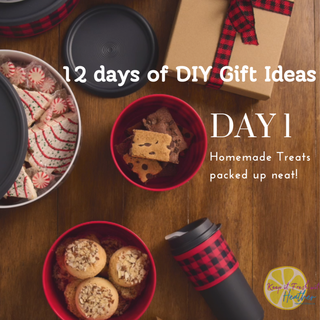 12 days if DIY gift ideas Day 1 Homemade treats packed up neat!