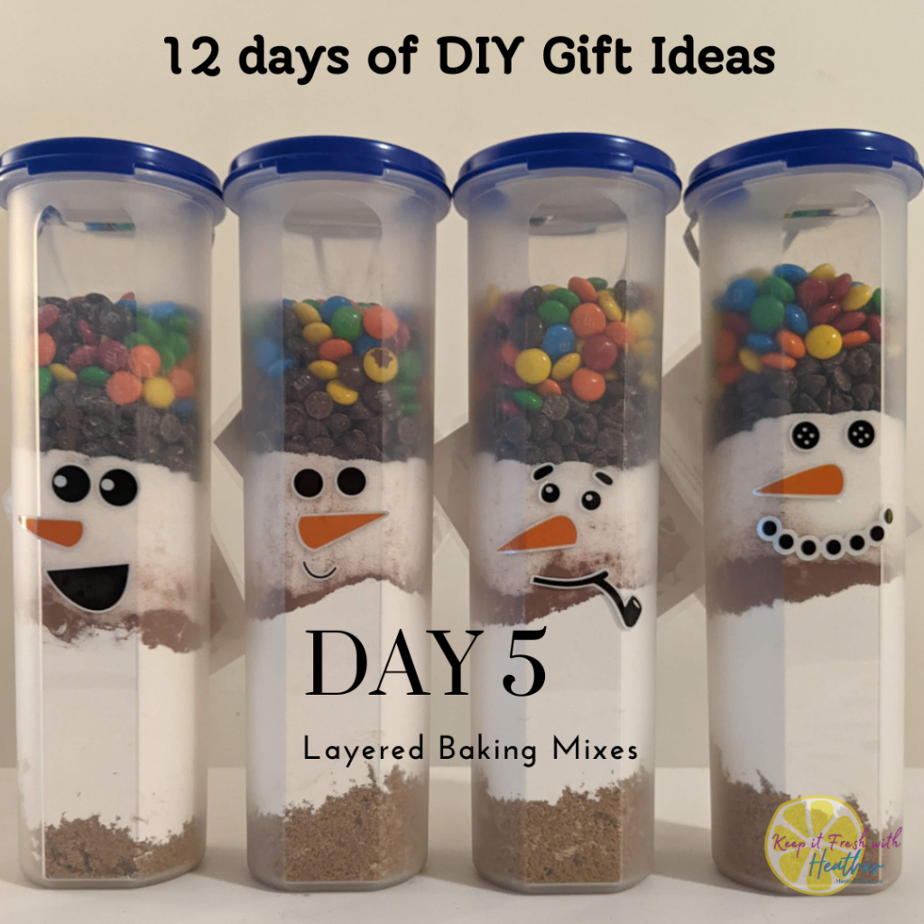 12 days if DIY gift ideas Layered Baking Mixes