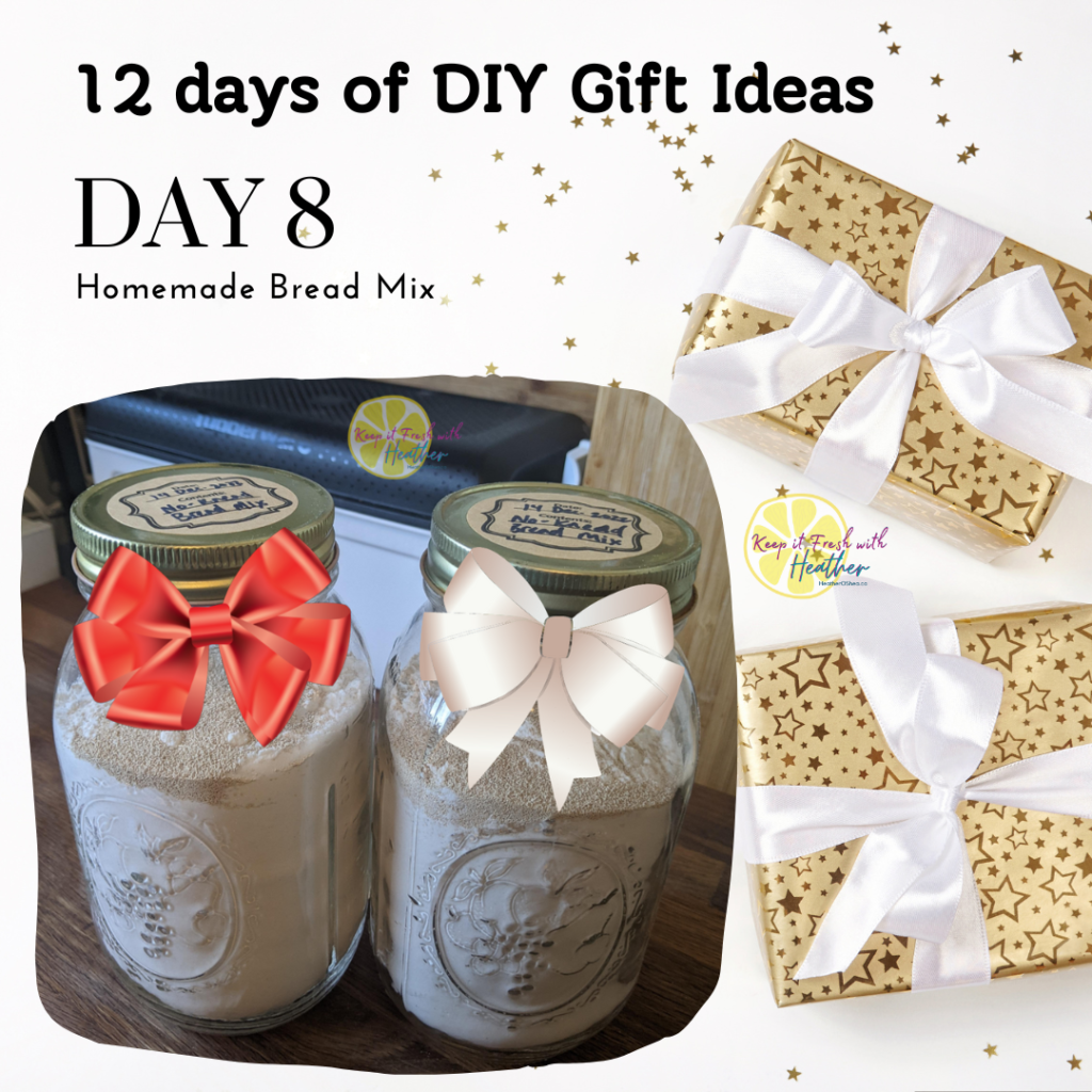 12 days if DIY gift ideas Day 8 Homemade bread mix
