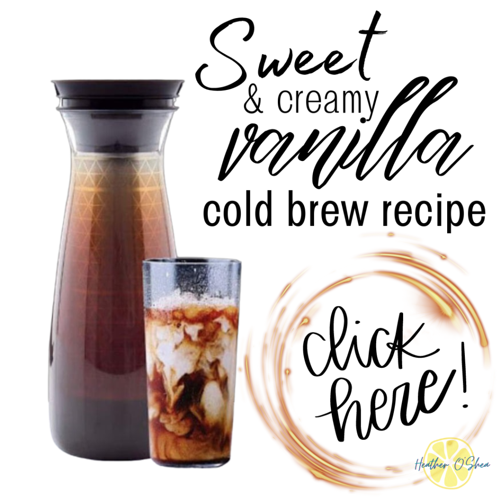 Sweet & creamy vanilla cold brew recipe. Click here!