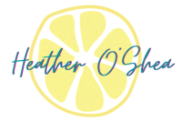 Heather O'Shea lemon slice logo