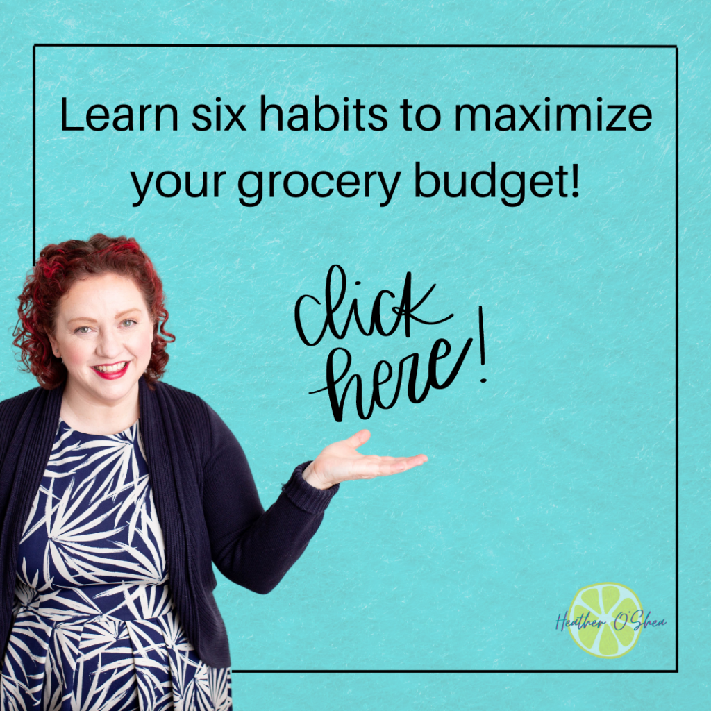 Learn six habits to maximize your grocery budget. Click here!
